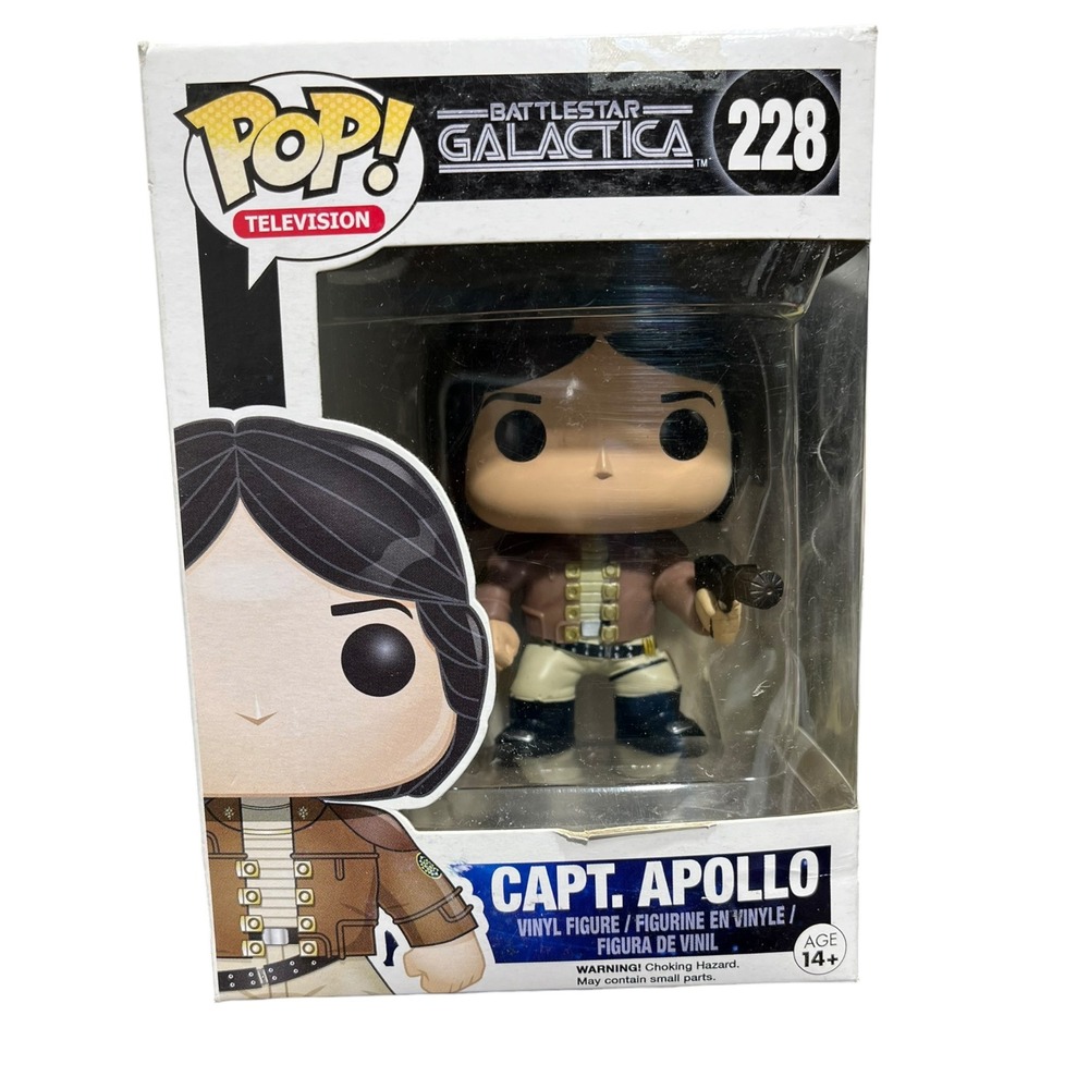 Funko Pop Television Battlestar Galactica Capt Apollo 228 Vinyl Figure 2015